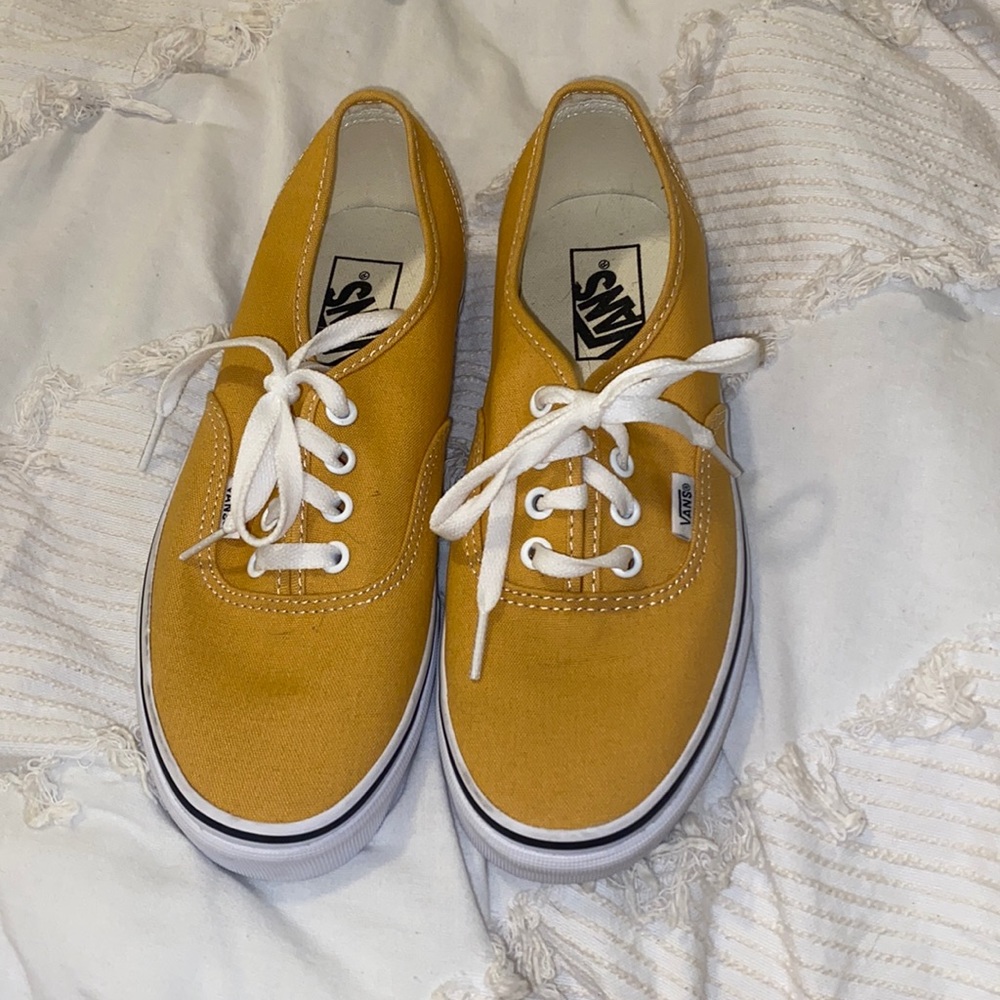 Mustard Low Top Vans